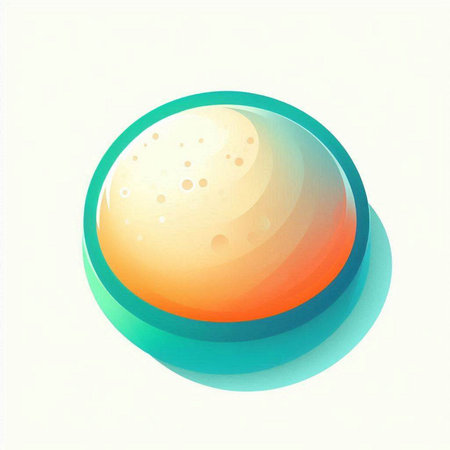 abstract colorful sphere on a white background, vector illustration, eps10のイラスト素材
