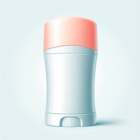 Plastic deodorant on white background. 3d illustration.のイラスト素材