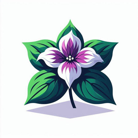 beautiful flower isolated on a white background. vector illustration for your designのイラスト素材