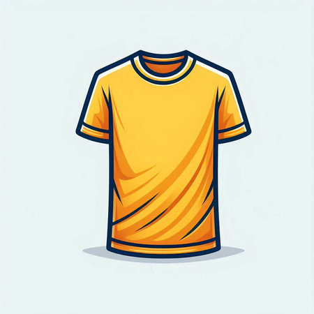 T-shirt design. Vector illustration of a t-shirt.のイラスト素材