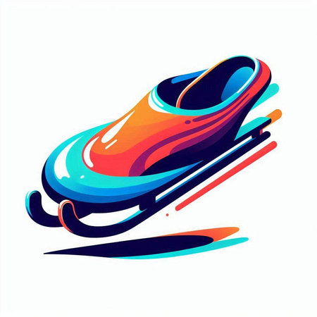 snowmobile icon isolated on a white background. vector illustration.のイラスト素材