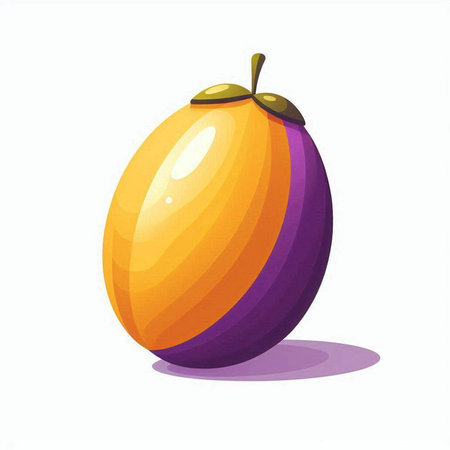 mango isolated on a white background. vector illustration, eps 10のイラスト素材