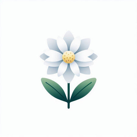 flower icon on white background. vector illustration. eps 10.のイラスト素材