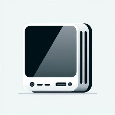 Tablet computer with black screen isolated on white background. Vector illustration.のイラスト素材