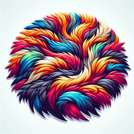 Colorful abstract wavy background. Vector illustration for your design.のイラスト素材