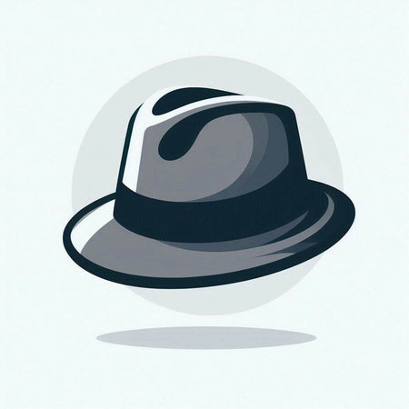 Hat icon. Vector illustration of a hat icon. Hat icon.のイラスト素材