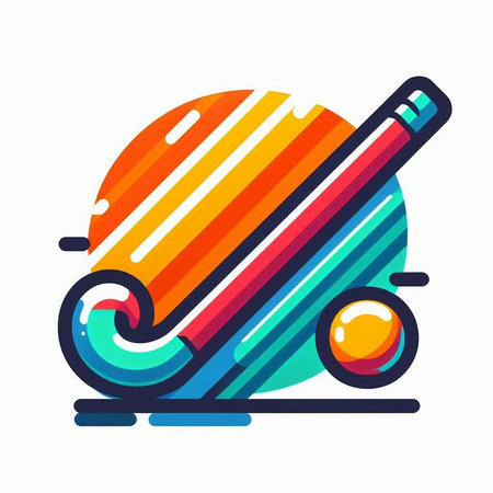 Cricket icon, vector illustration. Flat style design. Vector illustration.のイラスト素材