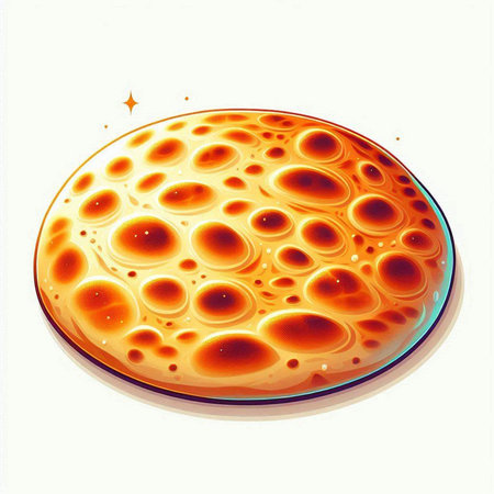 illustration of a blood cell on a white background in the form of a circleのイラスト素材