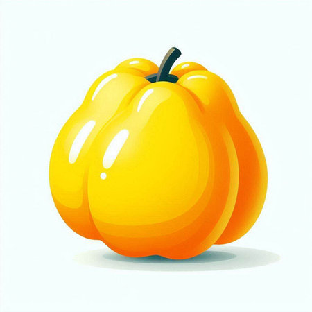 Illustration of a pumpkin on a white background. Vector illustration.のイラスト素材