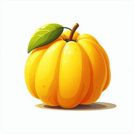 Pumpkin isolated on white background. Vector illustration. Eps 10.のイラスト素材
