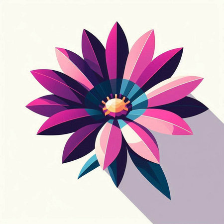 Flower on the white background. Vector illustration. Eps 10.のイラスト素材