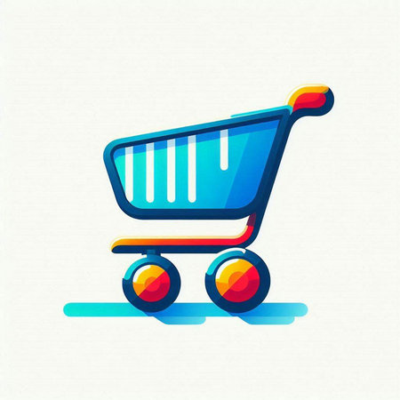 Shopping cart icon. Shopping cart icon. Vector illustration eps 10のイラスト素材