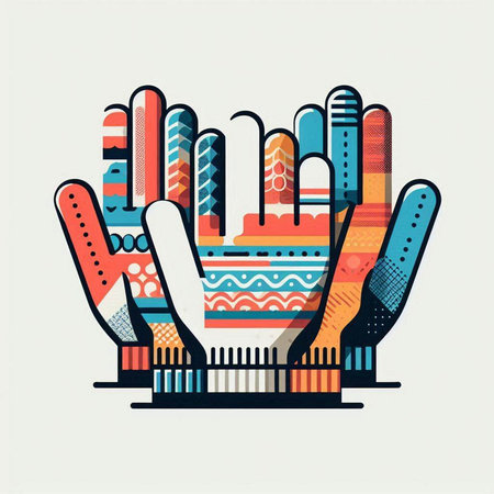 Futuristic abstract geometric composition. Vector illustration for your design.のイラスト素材