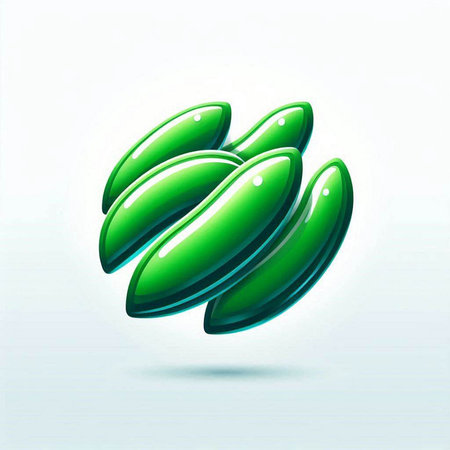 Cucumber icon on white background. Eps 10 vector file.のイラスト素材