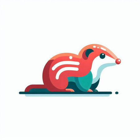 Pterodactyl icon in flat style. Vector illustration.のイラスト素材