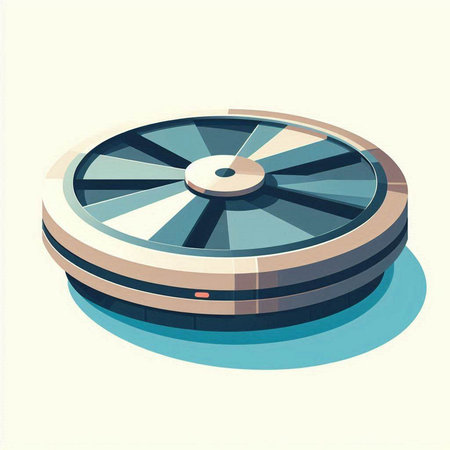 Cinema film reel on white background. 3d vector illustration.のイラスト素材