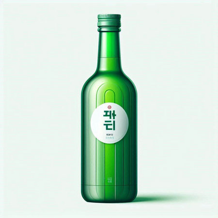 bottle of beer on a white background. Vector illustration. Eps 10のイラスト素材