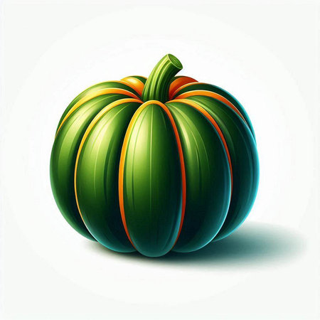 Pumpkin on white background. Vector illustration. Eps 10.のイラスト素材