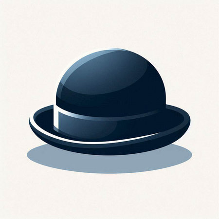 Men's hat. Vector illustration of a hat with a visor.のイラスト素材