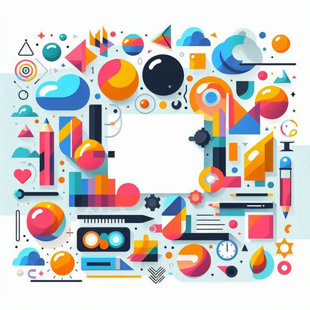 Abstract colorful geometric background. Vector Illustration. Eps 10 file.のイラスト素材