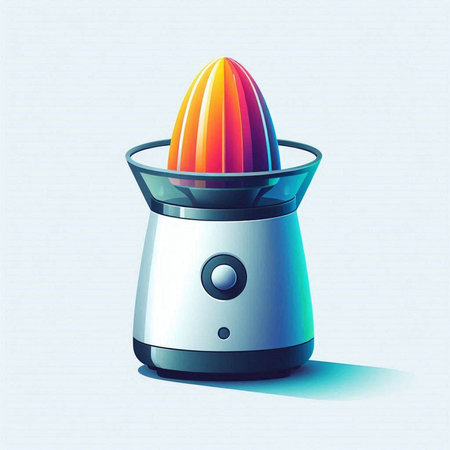 Vector illustration of a juicer. Vector illustration of a juicer.のイラスト素材