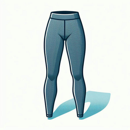 Women's pants. Vector illustration of a woman's pants on a white background.のイラスト素材