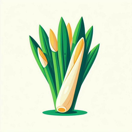 Sugar cane icon. Vector illustration of sugar cane vector icon.のイラスト素材