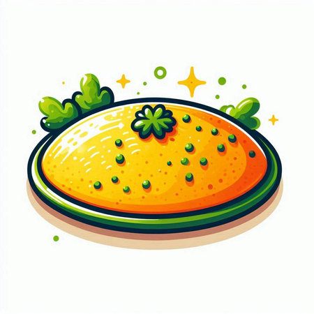Mexican food vector illustration. Traditional mexican fast food.のイラスト素材