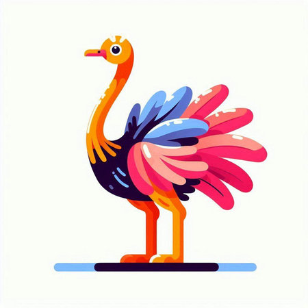 Cute cartoon turkey. Vector illustration isolated on a white background.のイラスト素材