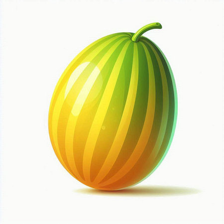 Watermelon on a white background. Vector illustration. Eps 10.のイラスト素材