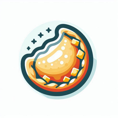 Illustration Vector Graphic of Steamed Dumpling. Perfect to use for Food Companyのイラスト素材