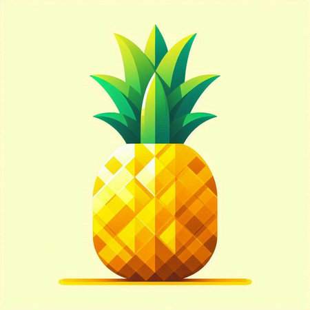 Pineapple vector icon. Pineapple vector icon. Pineapple vector iconのイラスト素材
