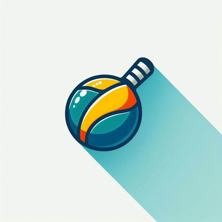 Frying pan icon, flat design, long shadow,eps10のイラスト素材