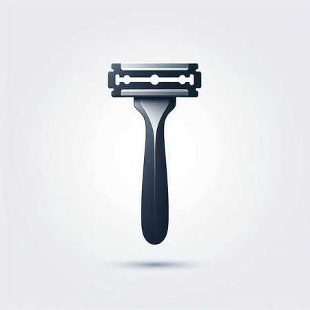 Shaving razor icon. Vector illustration for your design. EPS 10のイラスト素材