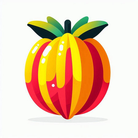 Pumpkin on a white background. Vector illustration. Eps 10のイラスト素材