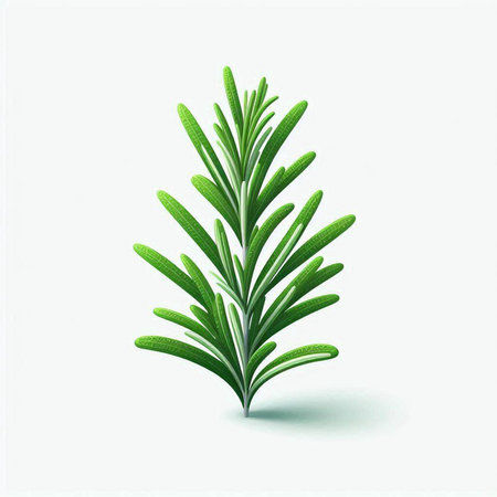 Rosemary isolated on white background. Vector illustration for your design.のイラスト素材