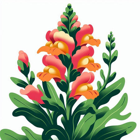 Flower on a white background. Vector illustration. Eps 10.のイラスト素材