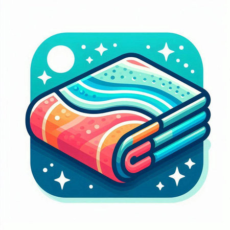 Vector illustration of a rolled book on a white background. Vector illustration.のイラスト素材