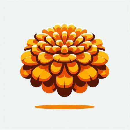 Flower icon. Vector illustration. Isolated on white background.のイラスト素材
