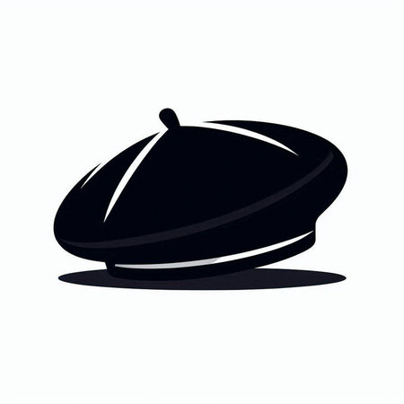 Illustration of a chef hat isolated on a white background - vectorのイラスト素材