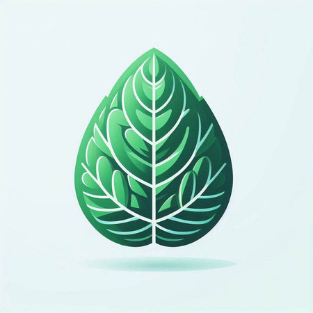Ecology icon. Green leaf. Vector illustration. Eps 10.のイラスト素材