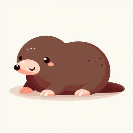 Cute hedgehog. Vector illustration isolated on white background. Cartoon style.のイラスト素材