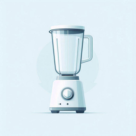 Blender for smoothies. Realistic vector illustration of a blender.のイラスト素材