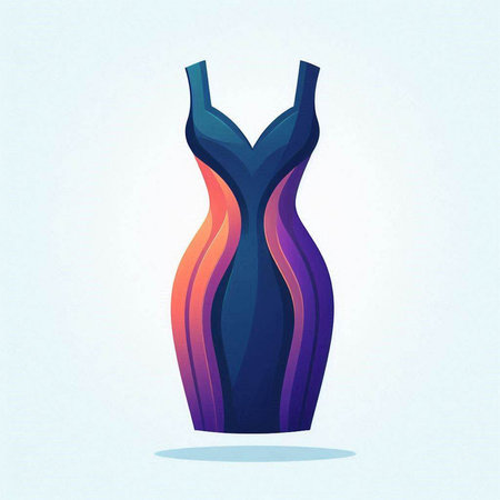 Women's swimsuit. Vector illustration of a woman's swimsuit.のイラスト素材