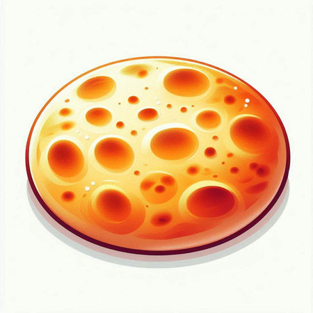 Illustration of a Petri Dish with Bubbles on a White Backgroundのイラスト素材