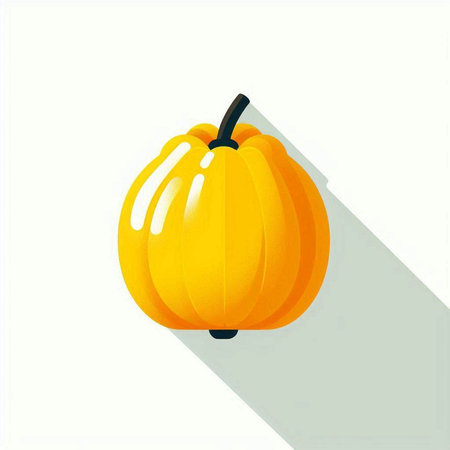 pumpkin on a white background, vector illustration, eps10のイラスト素材