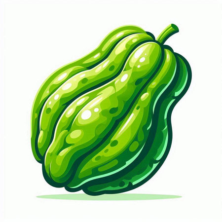 Illustration of a dish of shrimps with vegetables and eggsのイラスト素材