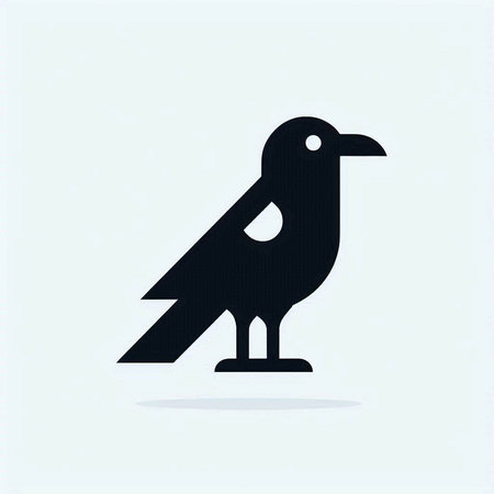 Bird icon. Vector illustration. Flat design style eps 10.のイラスト素材