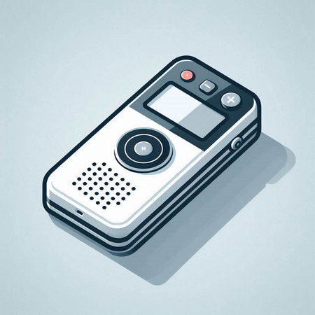 Vector illustration of a mobile phone on a white background. Eps 10のイラスト素材