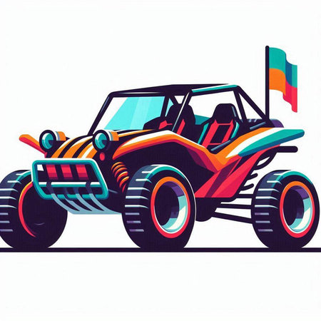 Illustration of a set of hand-drawn doodle Easter eggsのイラスト素材